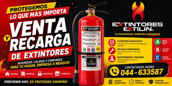 VENTA Y RECARGA DE EXTINTORES EN TRUJILLO Extintores en Trujillo